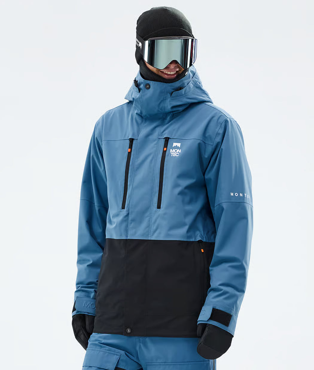 Fawk Ski Jacket Men - Blue Steel/Black