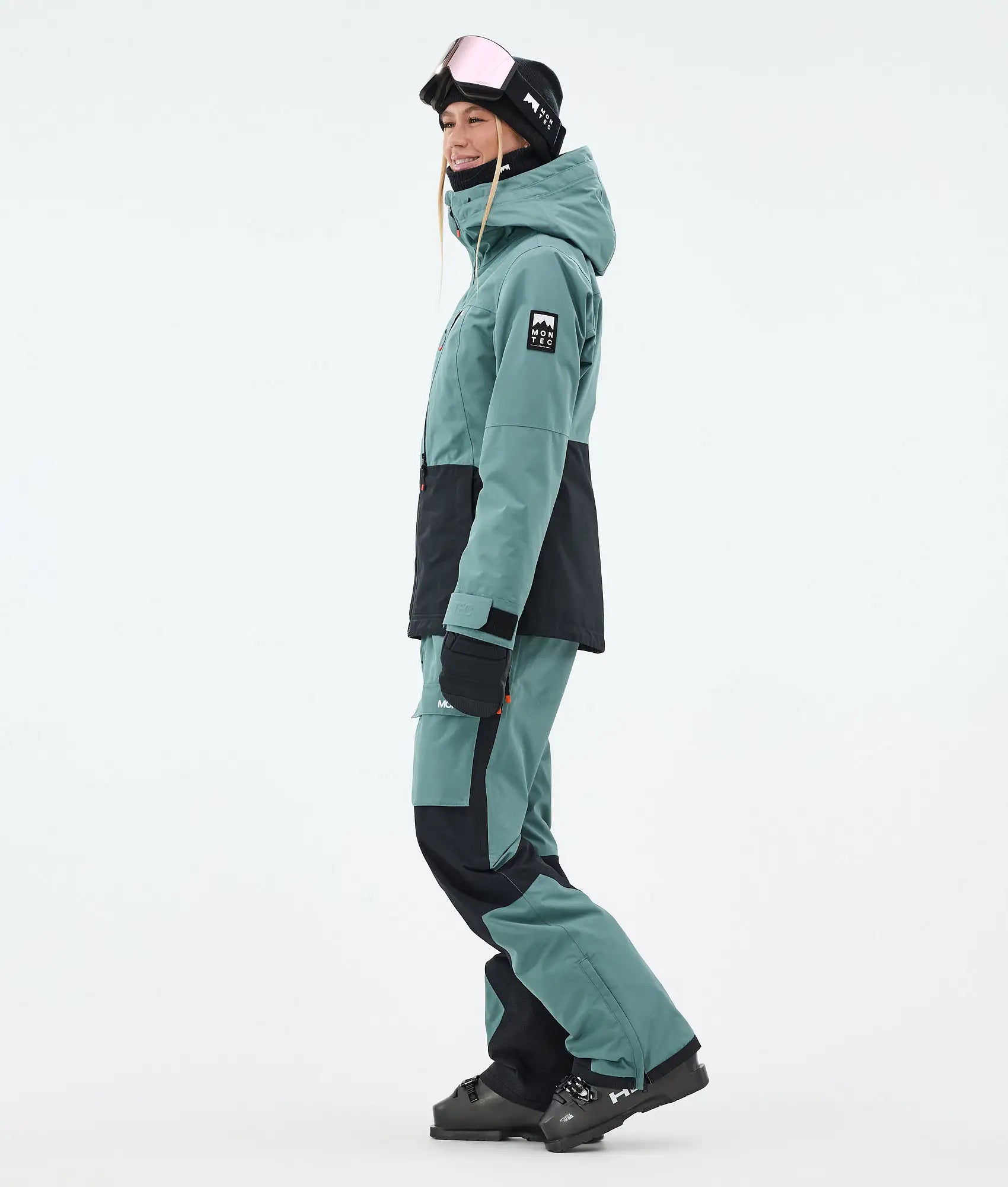 Moss W Ski Jacket Women - Atlantic/Black