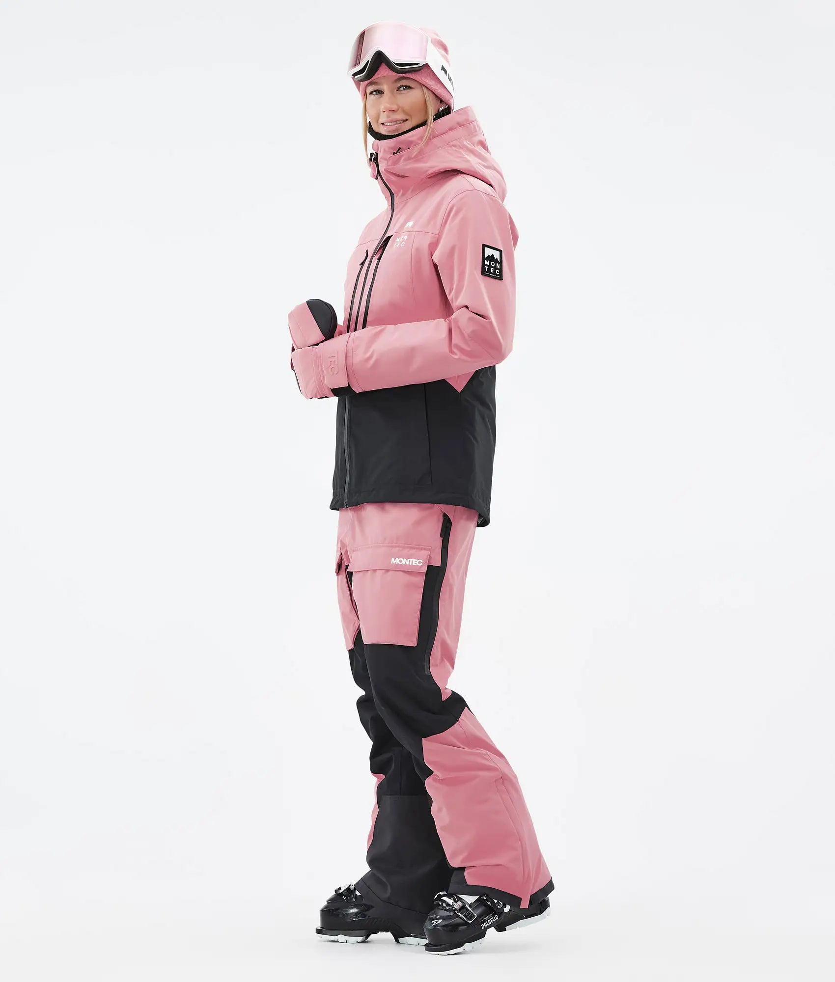 Moss W Ski Jacket Women - Pink/Black
