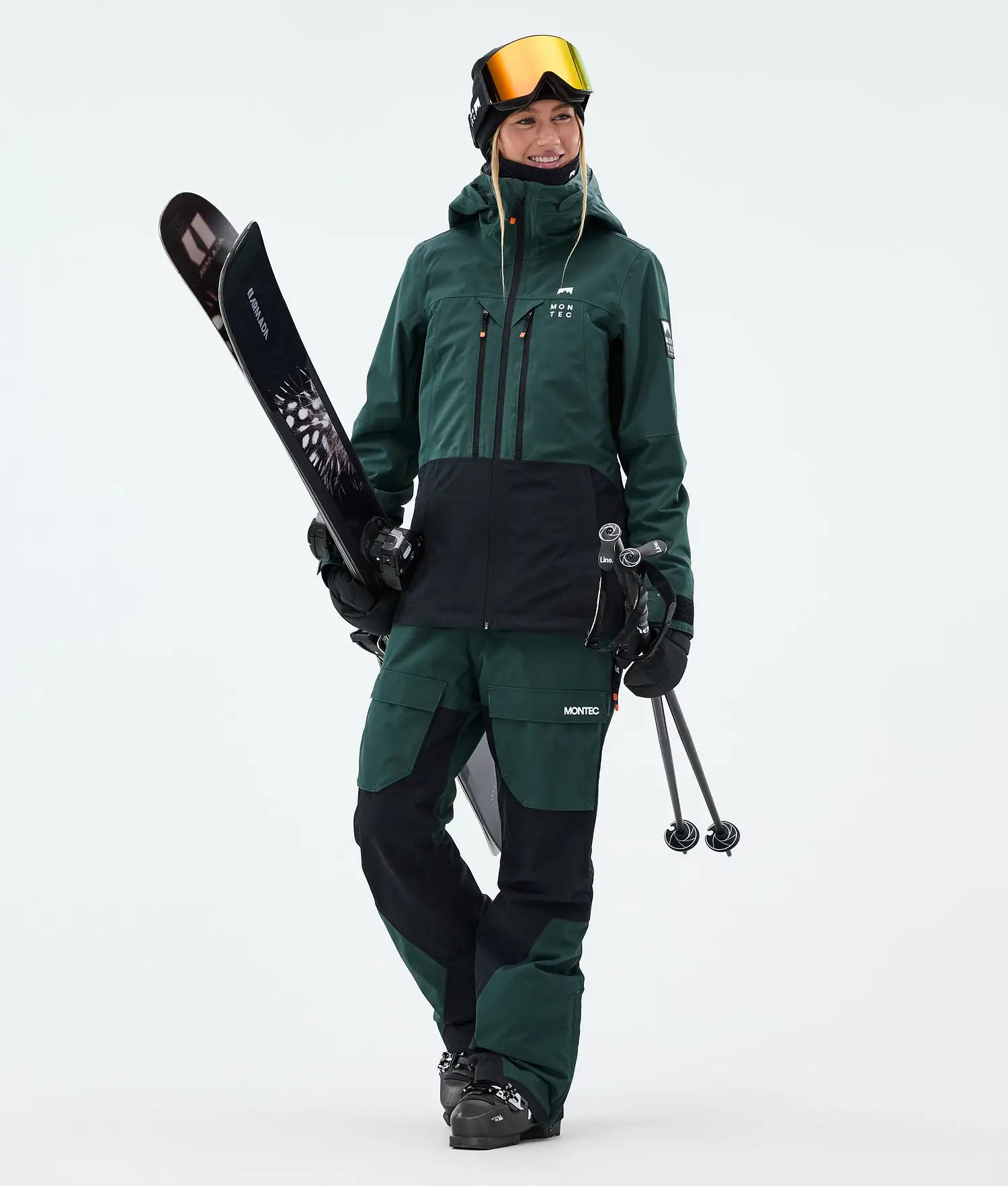 Fawk W Ski Pants Women Dark Atlantic/Black