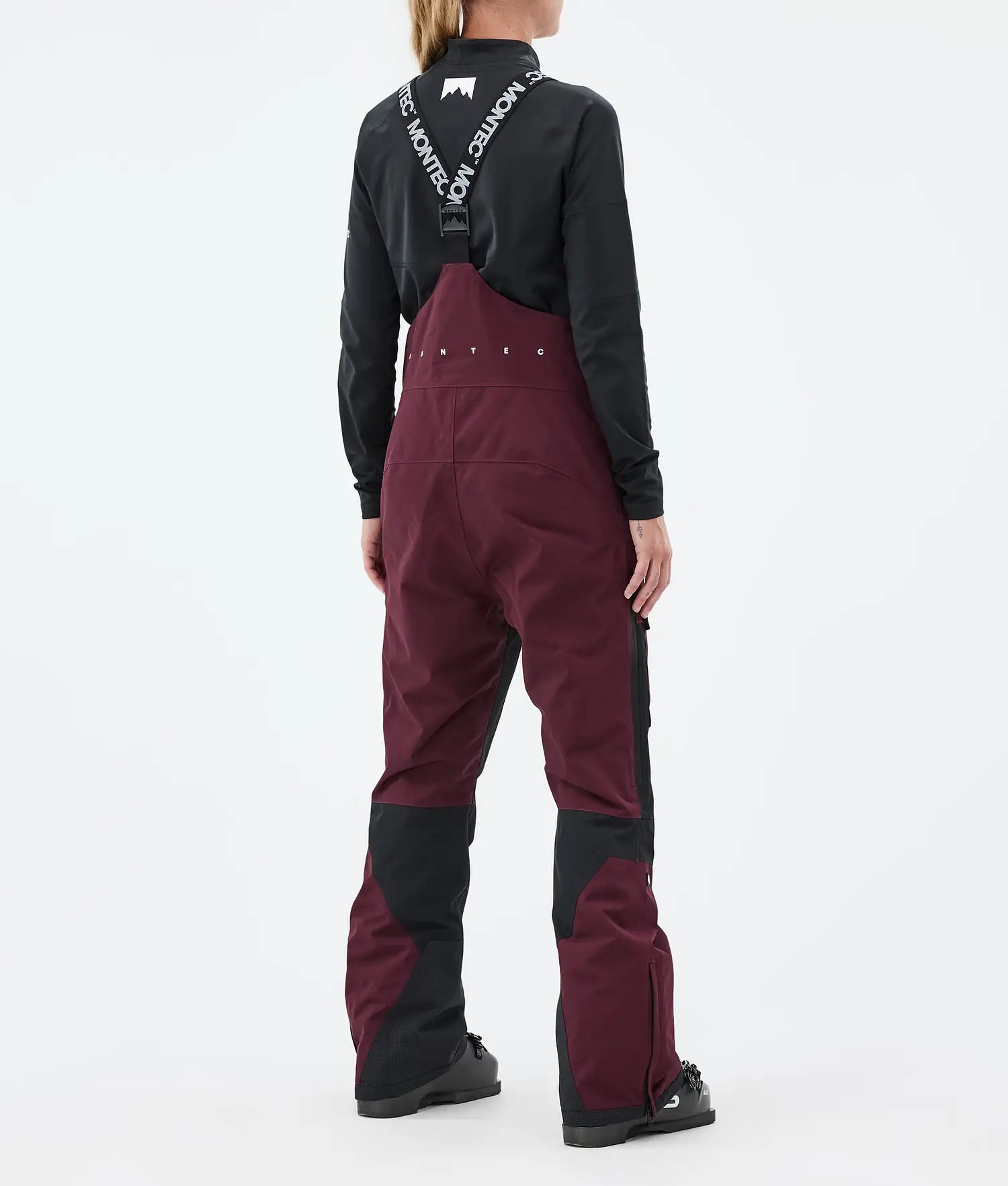 Fawk W Ski Pants Women Burgundy/Black