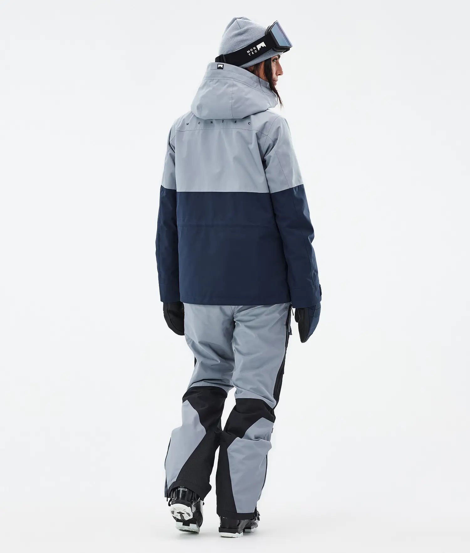 Doom W Ski Jacket Women Soft Blue/Black/Dark Blue