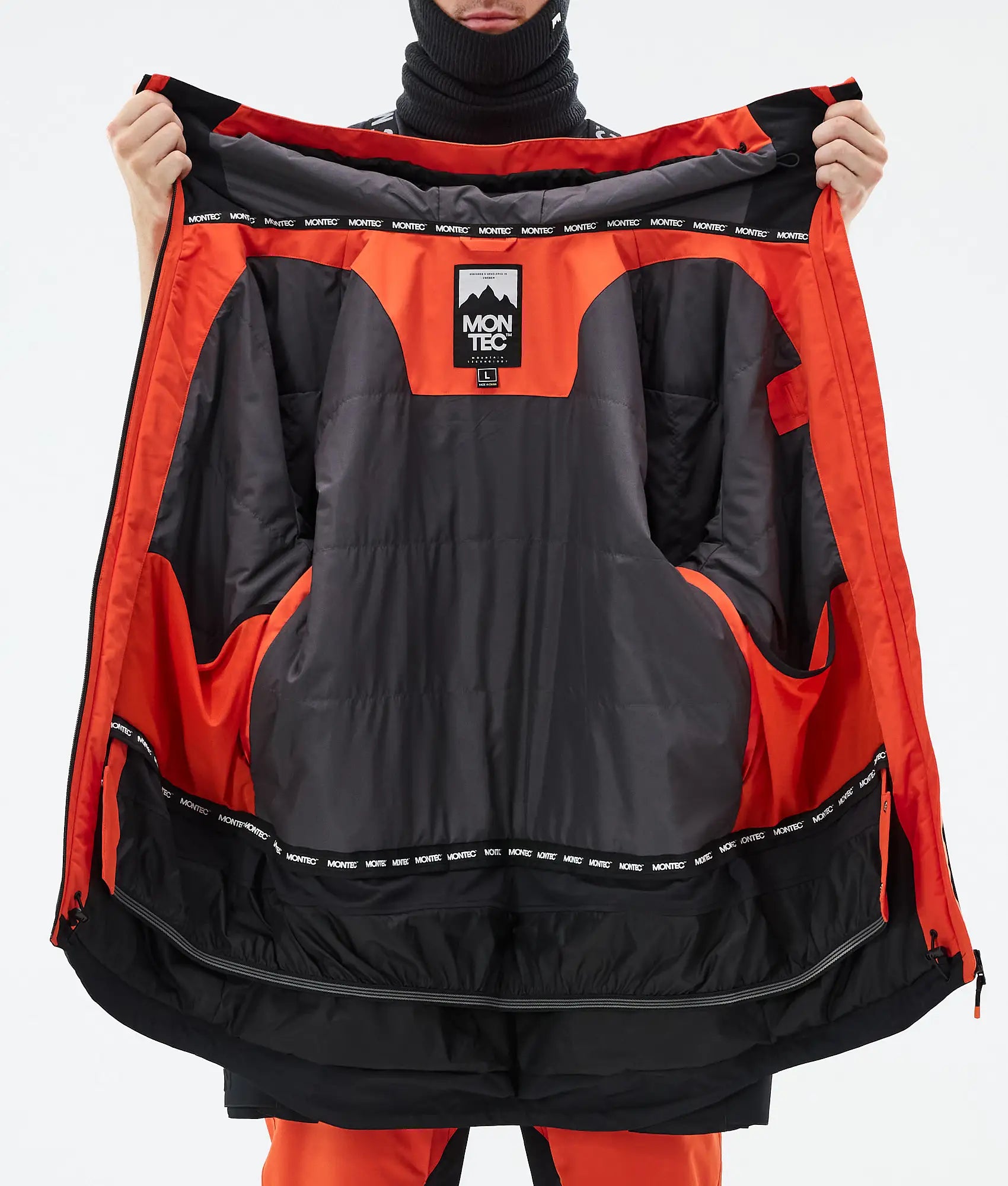 Arch Ski Jacket Men - Orange/Black