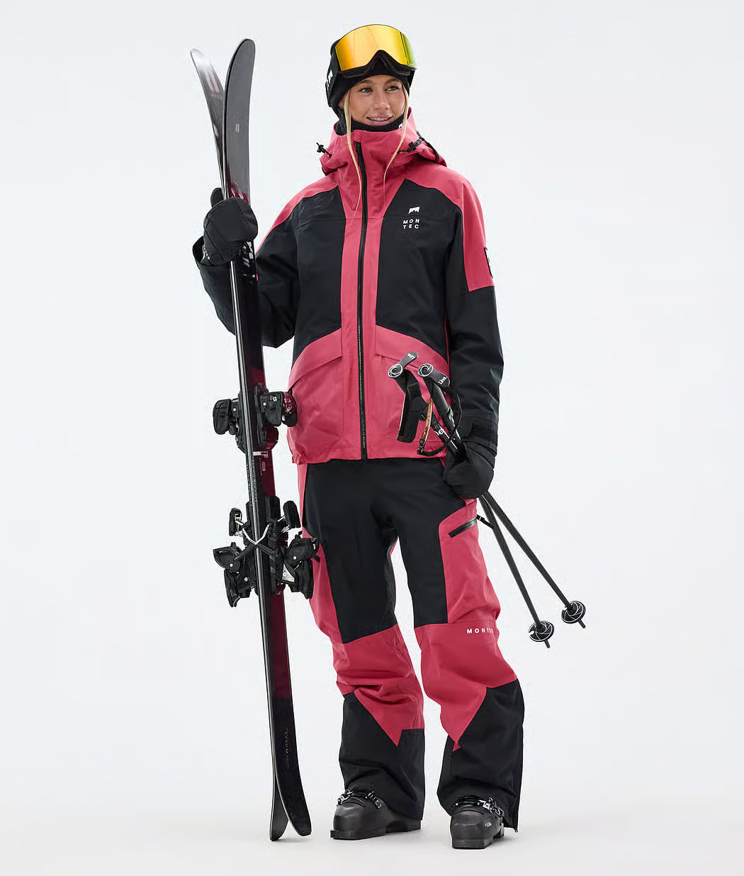 Morpheus W Ski Jacket Women Light Red/Black