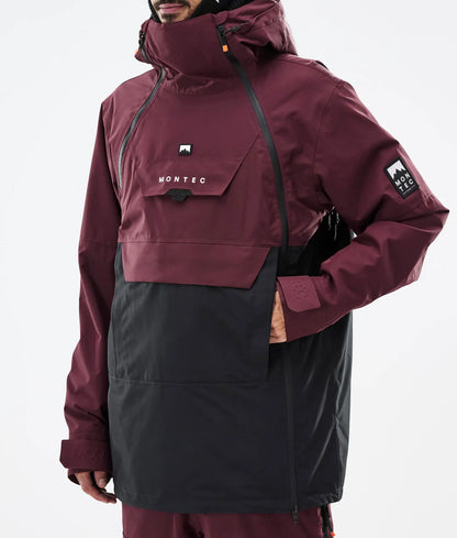Doom Ski Jacket Men - Burgundy/Black