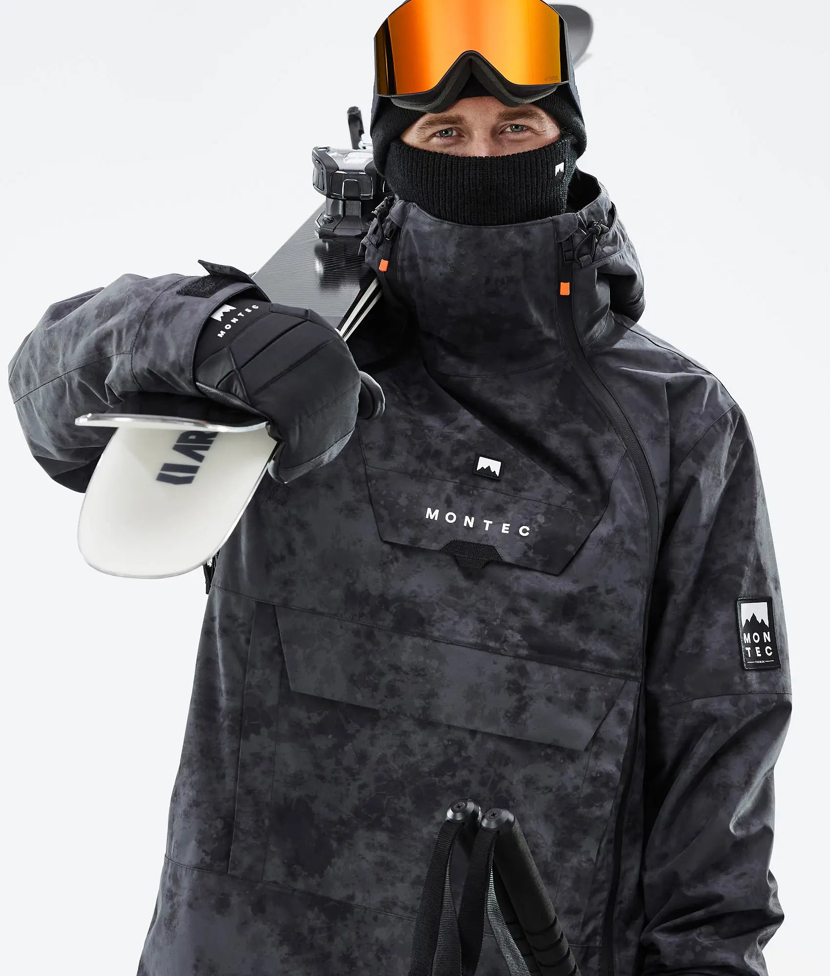 Doom Ski Jacket Men - Black Tiedye