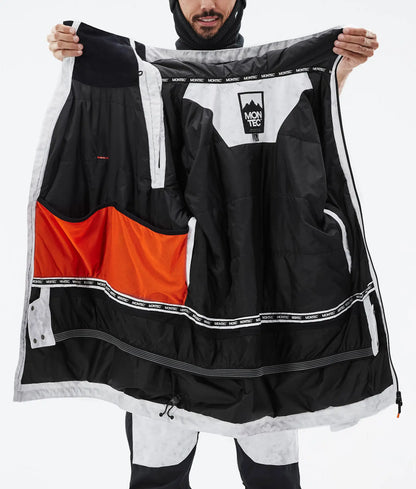 Doom Ski Jacket Men - White Tiedye