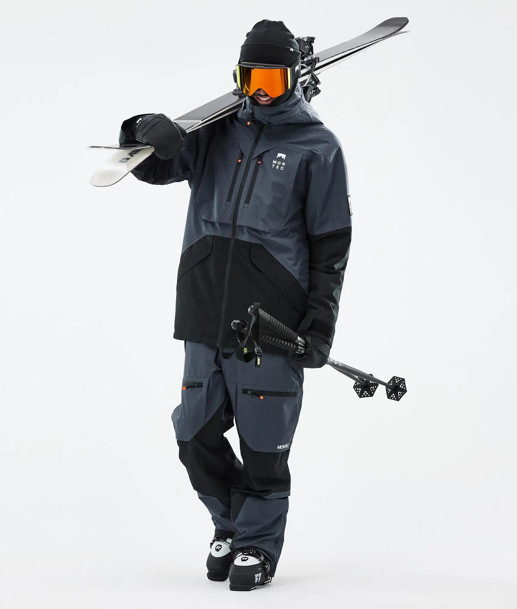 Arch Ski Jacket Men - Metal Blue/Black