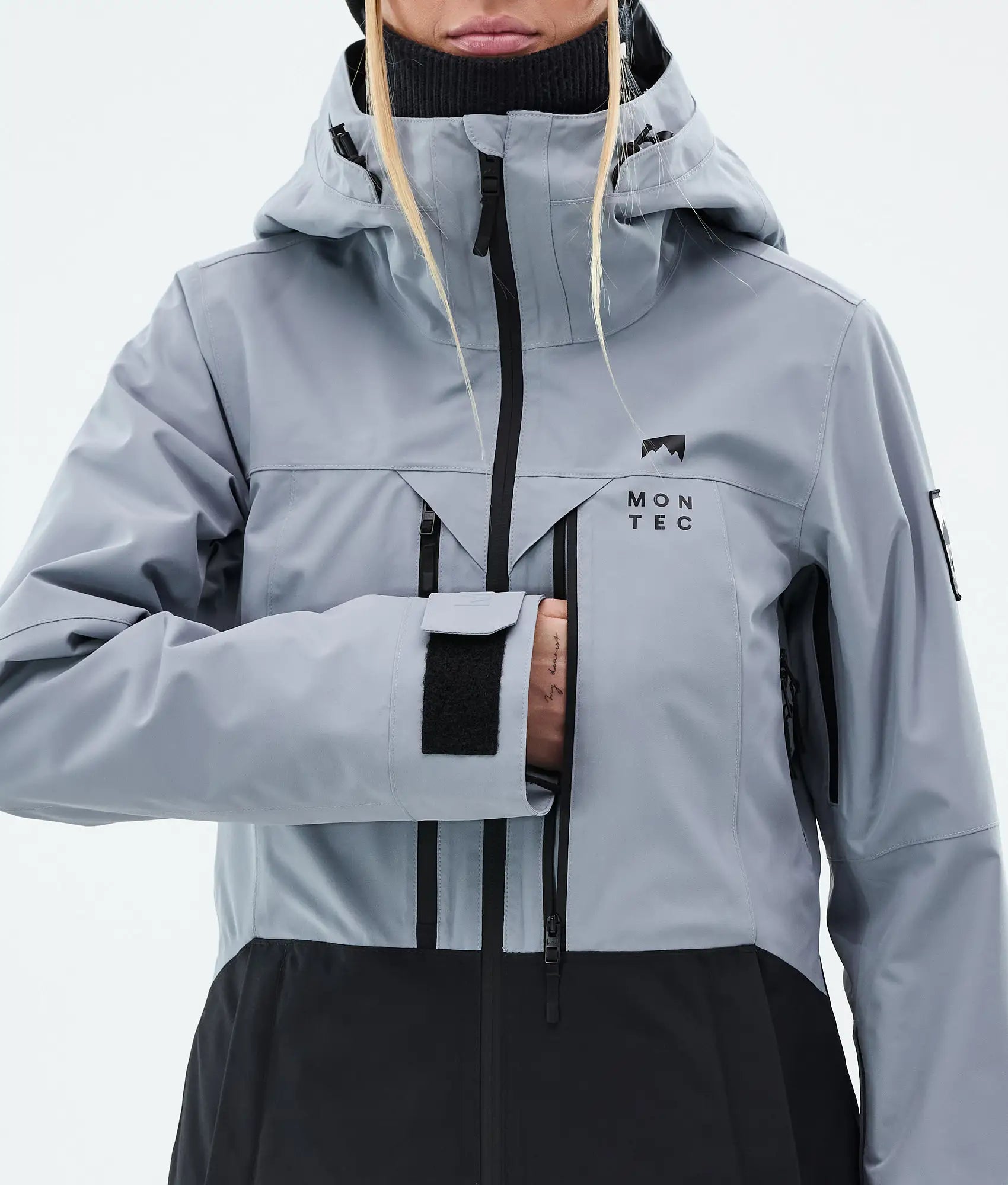 Moss W Ski Jacket Women - Soft Blue/Black