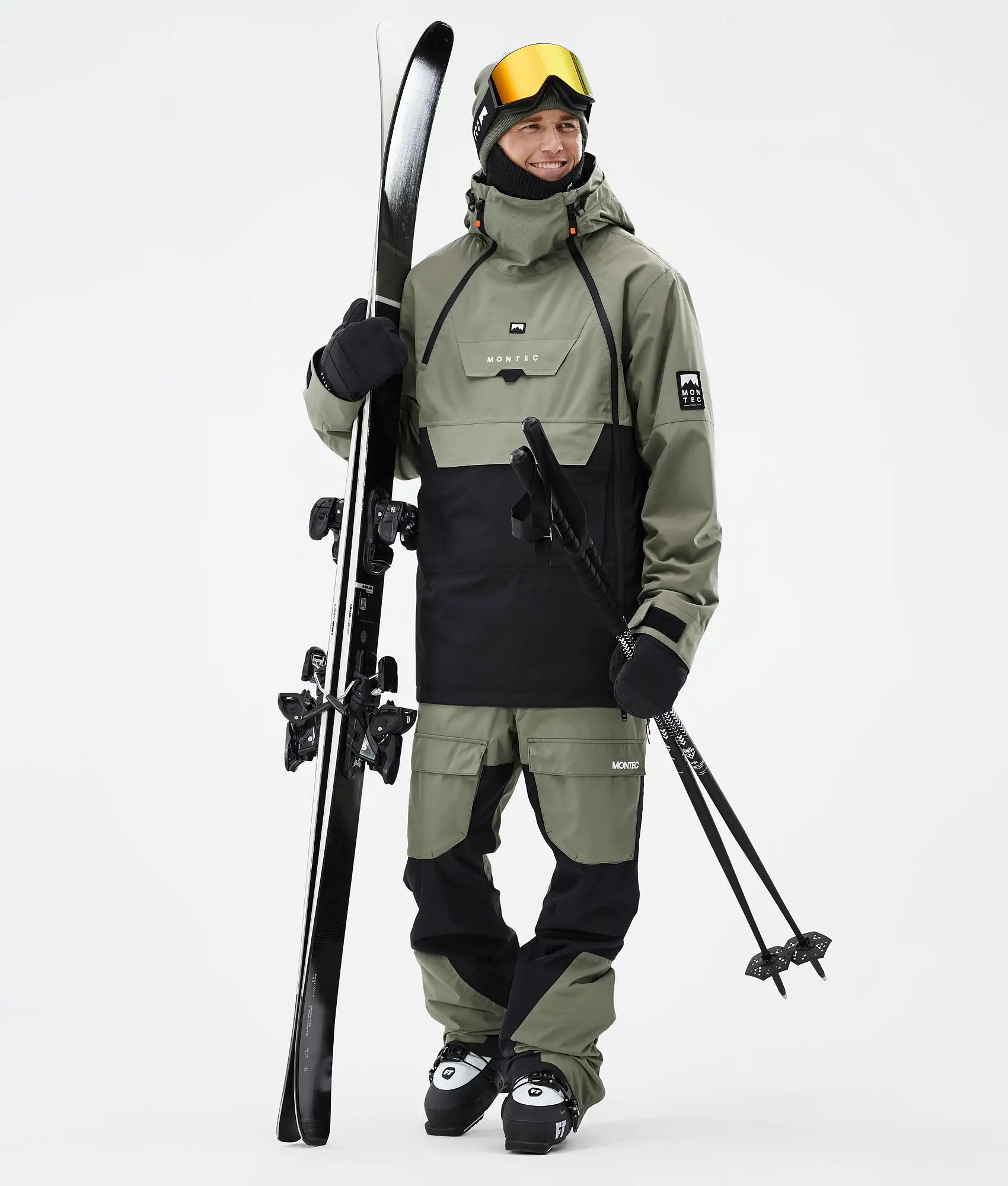 Doom Ski Jacket Men - Greenish/Black