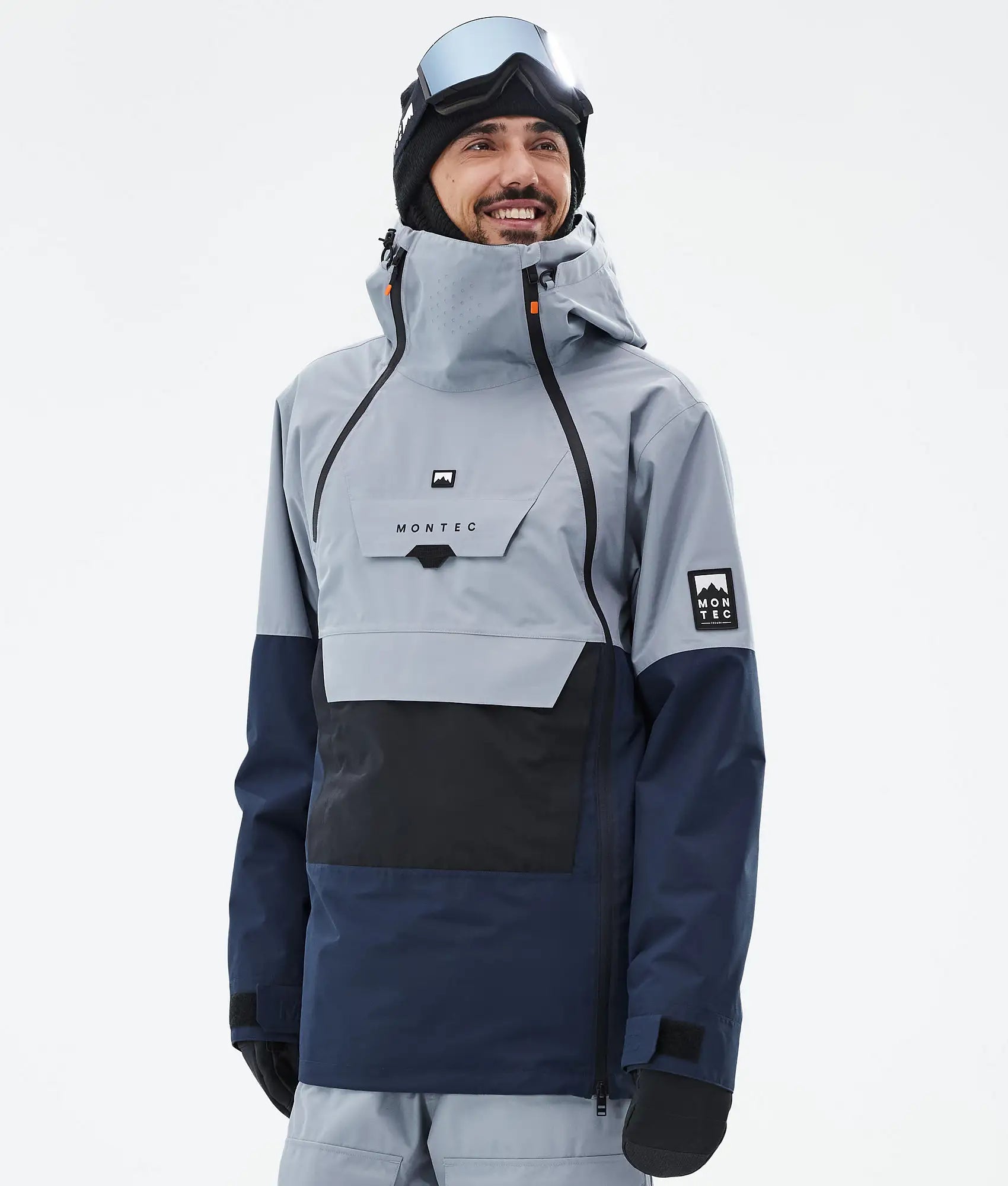 Doom Ski Jacket Men - Soft Blue/Black/Dark Blue
