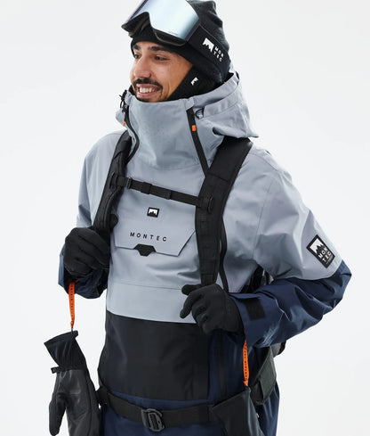 Doom Ski Jacket Men - Soft Blue/Black/Dark Blue