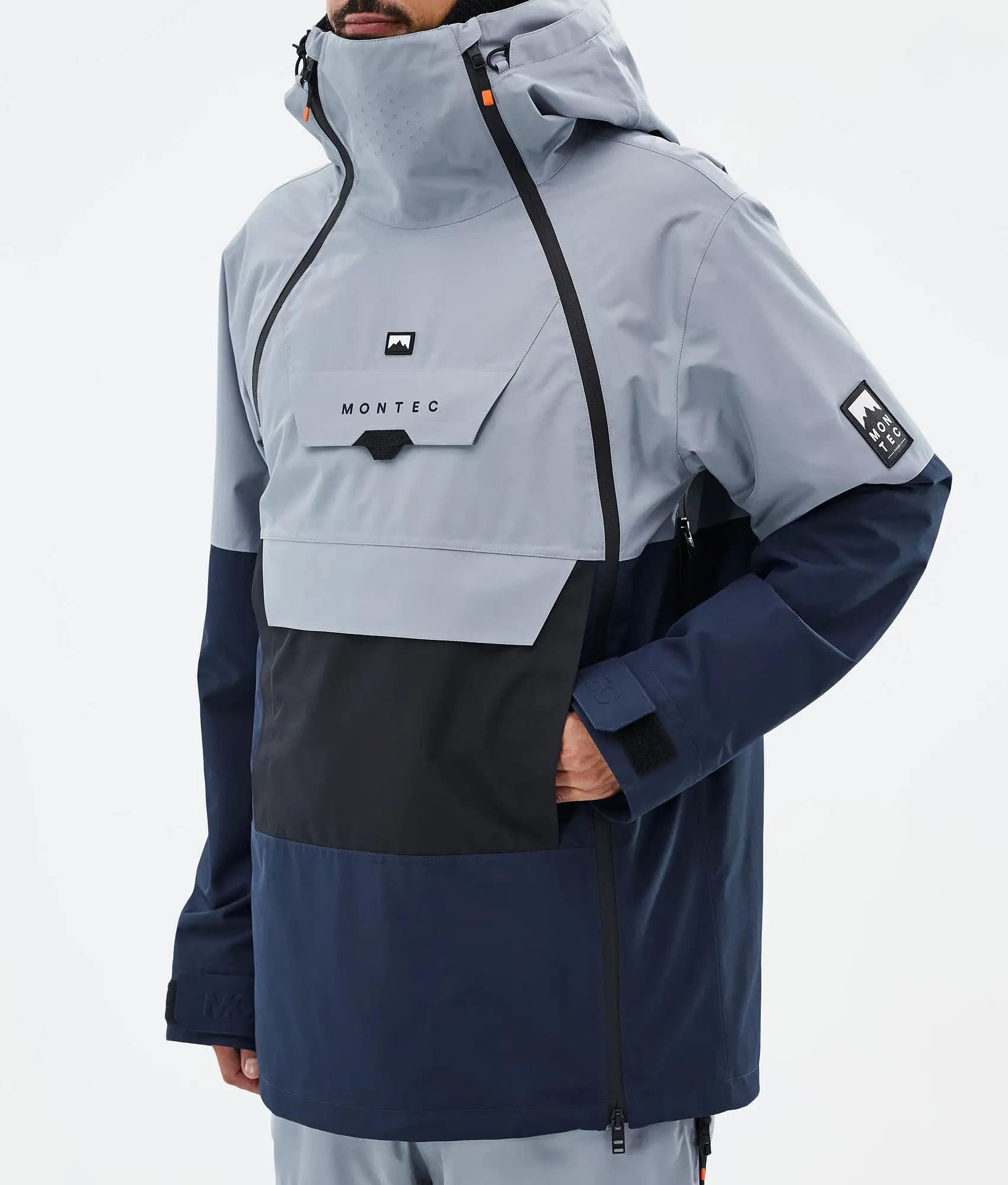 Doom Ski Jacket Men - Soft Blue/Black/Dark Blue