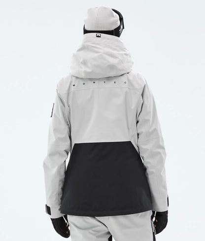 Moss W Ski Jacket Women - Light Grey/Black