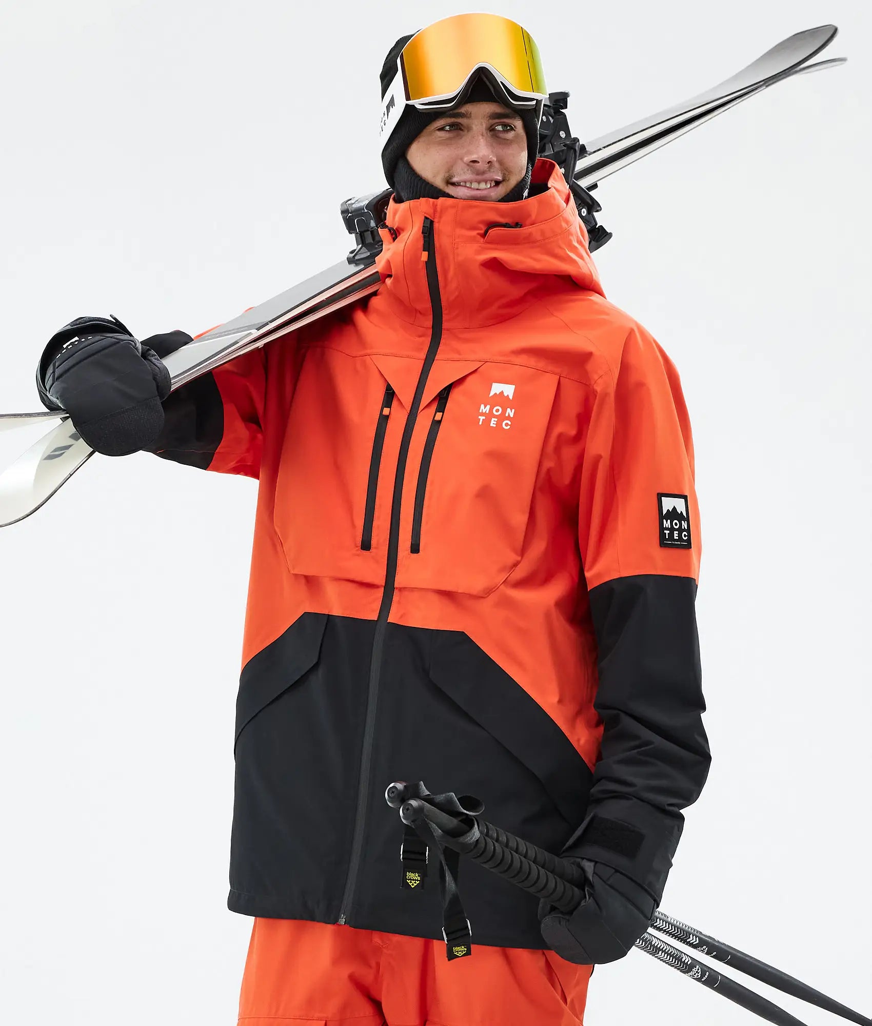 Arch Ski Jacket Men - Orange/Black