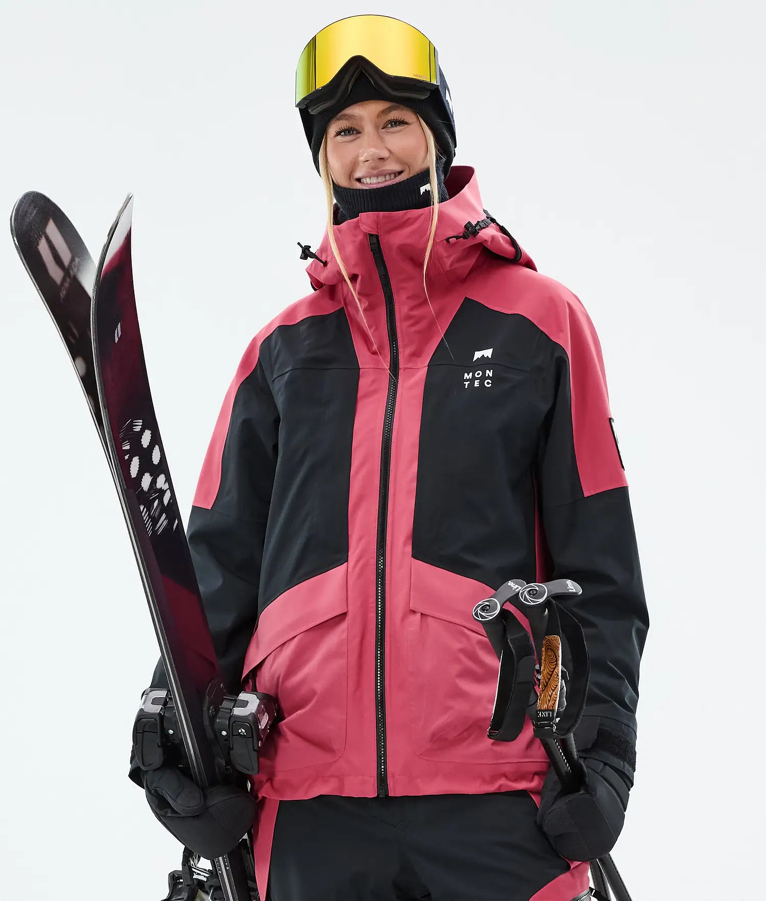 Morpheus W Ski Jacket Women Light Red/Black
