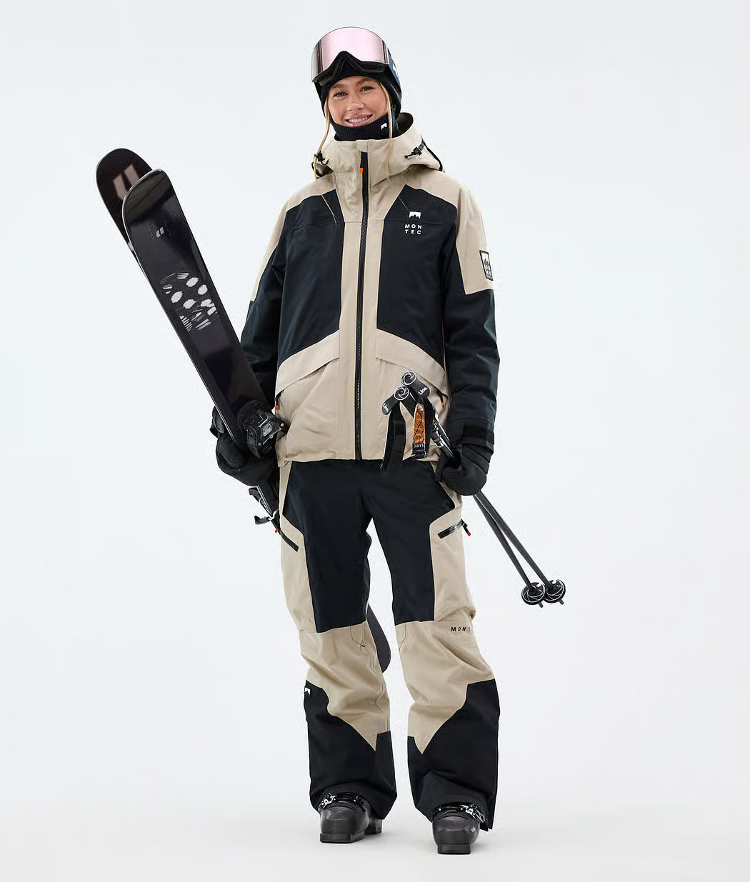 Morpheus W Ski Jacket Women Sand/Black