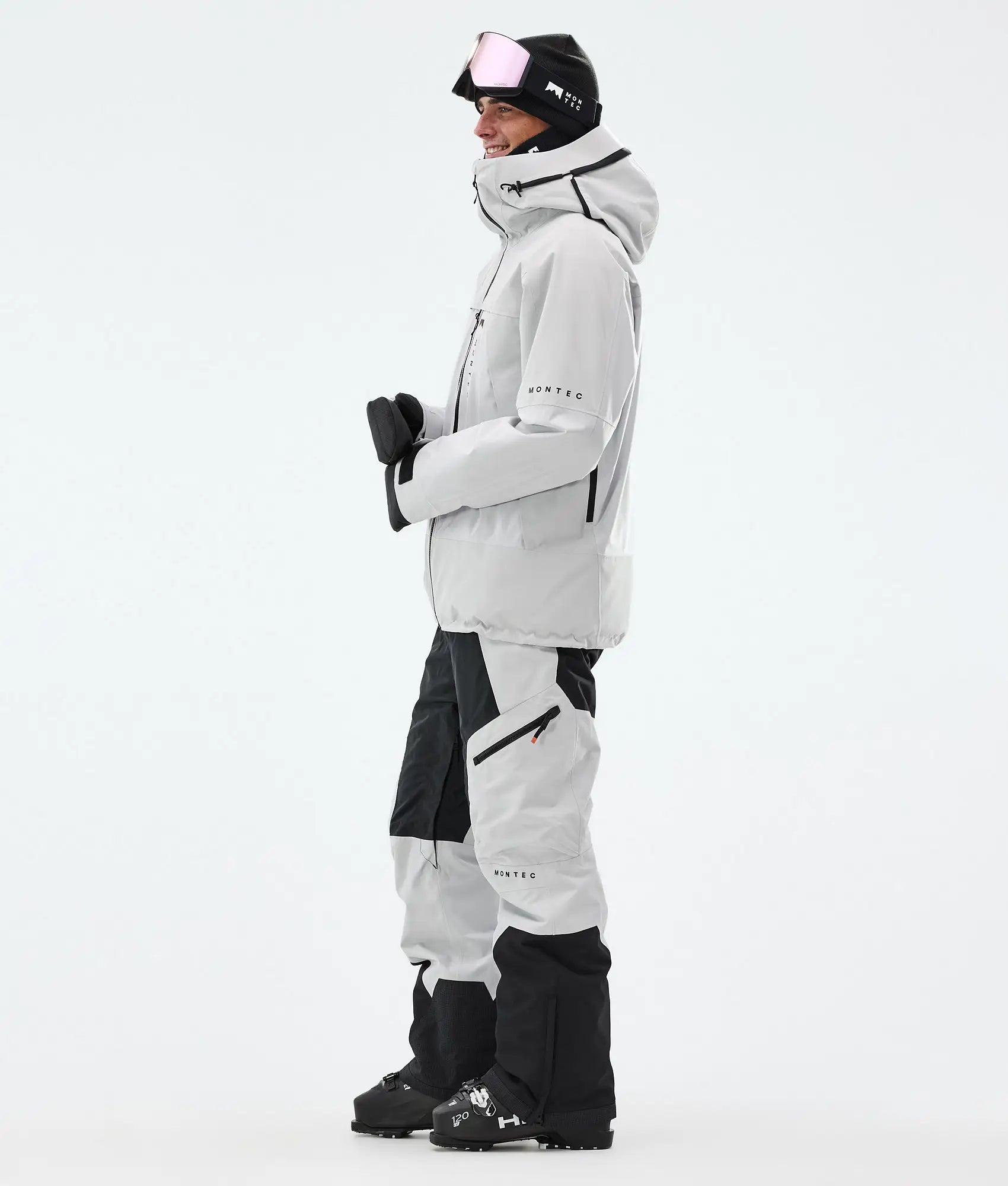 Oracle Ski Jacket Men - Light Grey