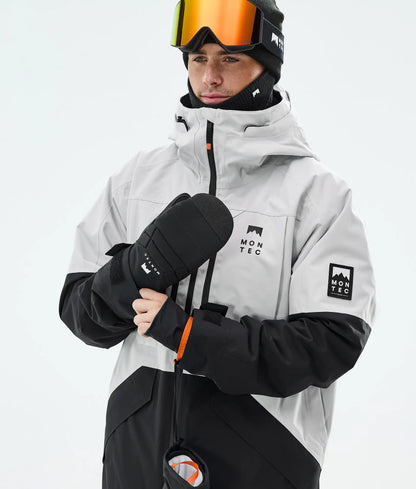 Arch Ski Jacket Men - Light Grey/Black