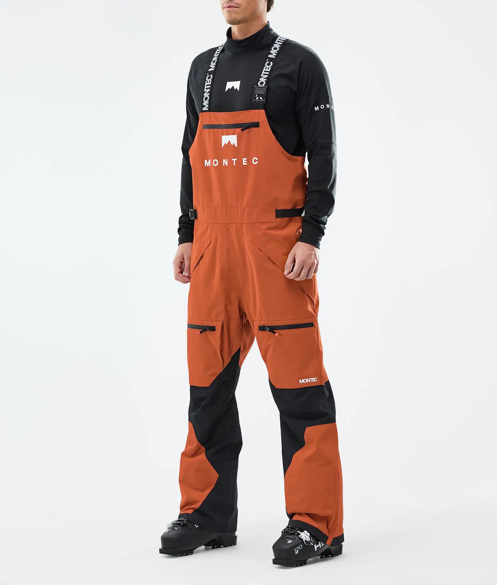 Arch Ski Pants Men - Burned Orange/Black