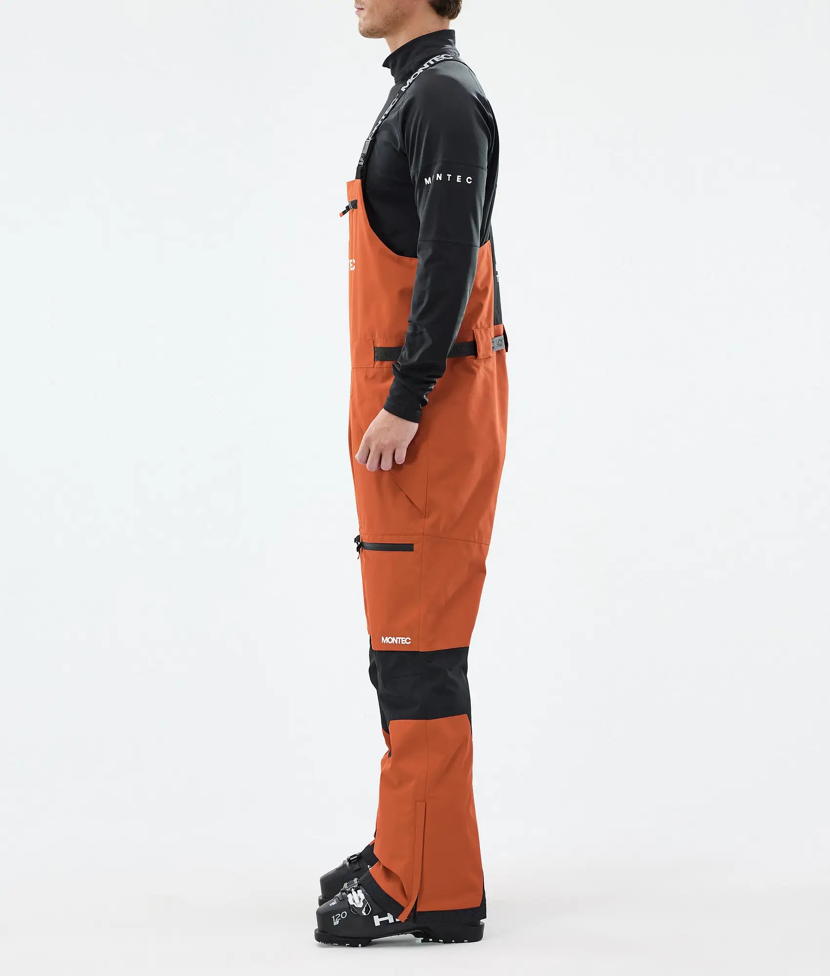 Arch Ski Pants Men - Burned Orange/Black