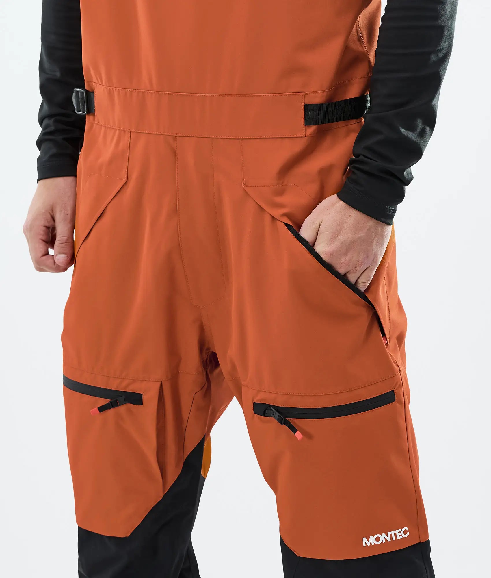 Arch Ski Pants Men - Burned Orange/Black