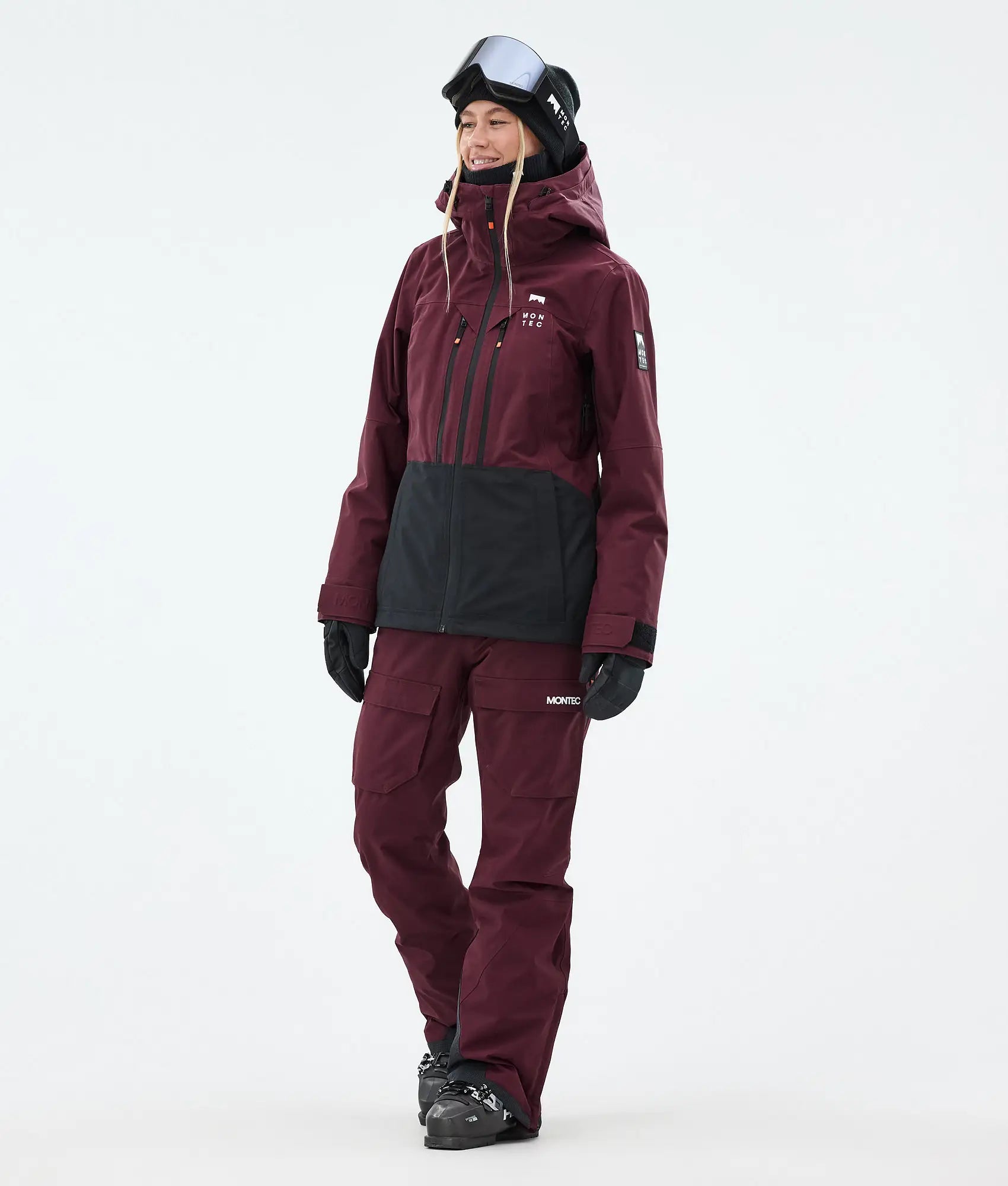 Kirin W Ski Pants Women - Burgundy